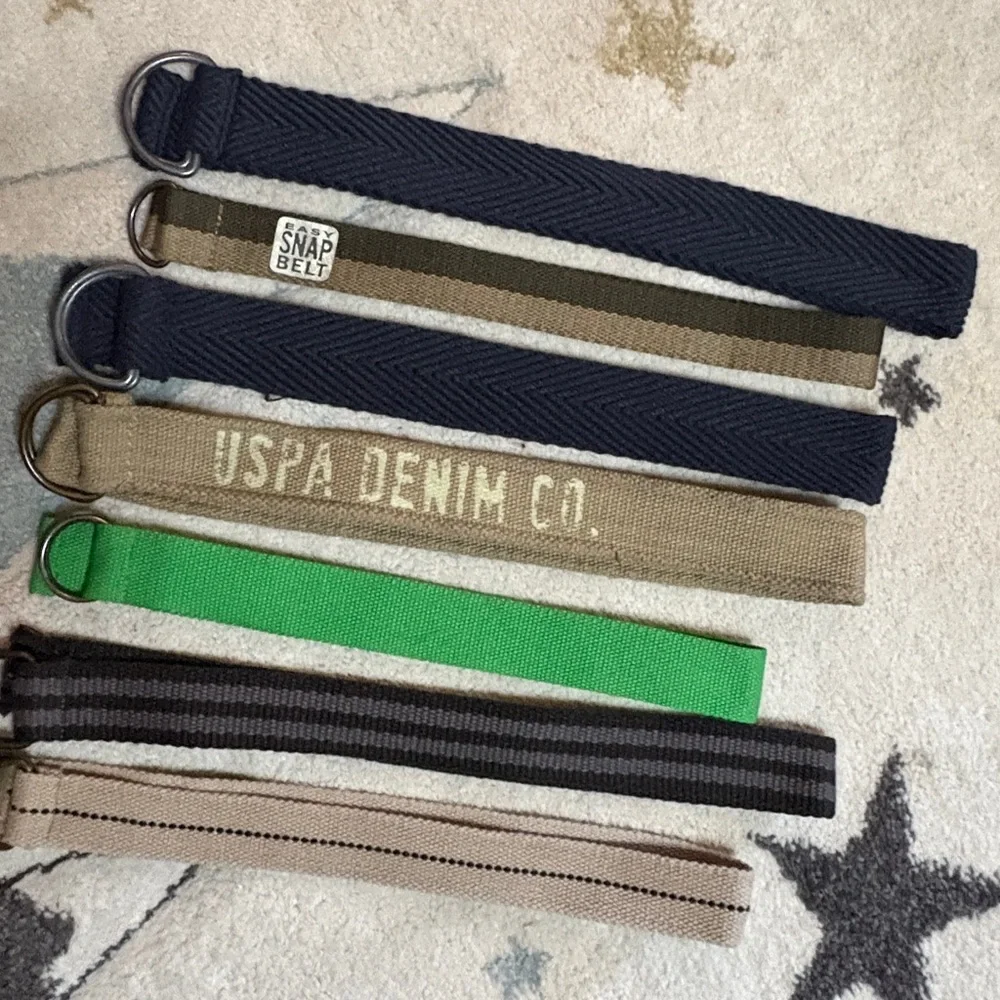 Denim Co. Boys Belt Bundle of 7